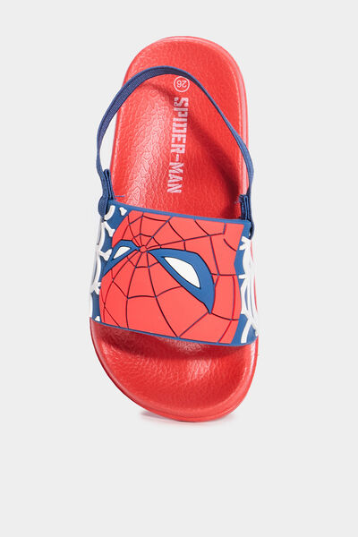 Mules de plage Spider-Man rouge gar&ccedil;on