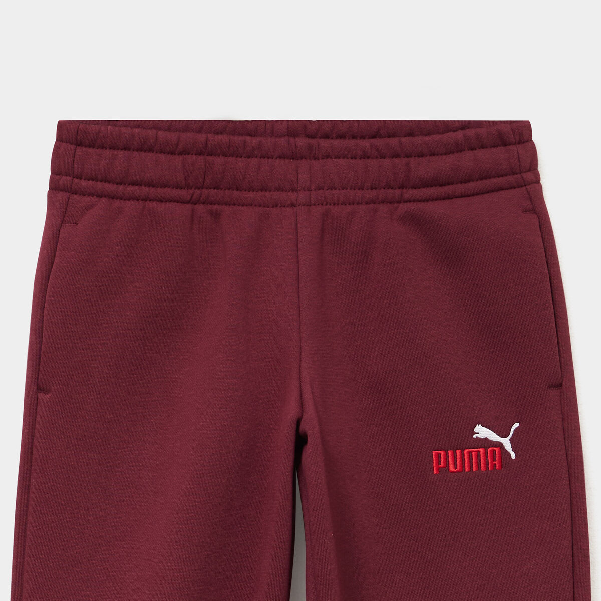 Pantalon de jogging droit Puma bordeaux gar&ccedil;on
