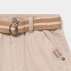 Short avec ceinture sable b&eacute;b&eacute; gar&ccedil;on