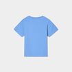 T-shirt manches courtes coton Stitch bleu fille