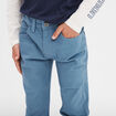Pantalon regular avec poches bleu gris garçon