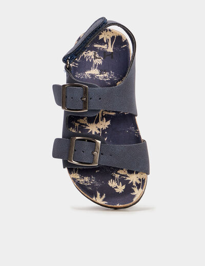 Sandales bleu marine garçon
