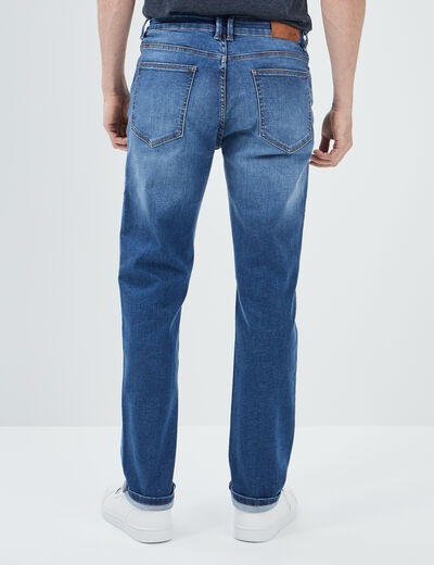 Jeans regular stretch denim double stone homme