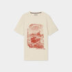 T-shirt manches courtes coton Creeks ecru homme