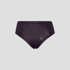 Culotte couture invisible taille haute noir femme