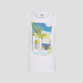 debardeur bretelles larges blanc homme Débardeur bretelles larges blanc homme
