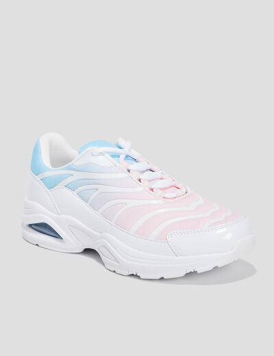 Baskets running à lacets Liberto multicolore fille
