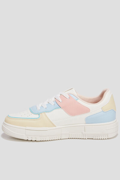 Tennis à lacets Creeks multicolore femme
