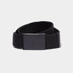 Ceinture ajustable effet toile noir homme