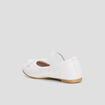 Ballerines irisé à bride blanc fille