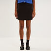Jupe-short avec poches noir femme