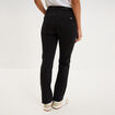 Jeans regular 5 poches coton denim noir femme
