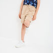 Short cargo regular coton sable garçon