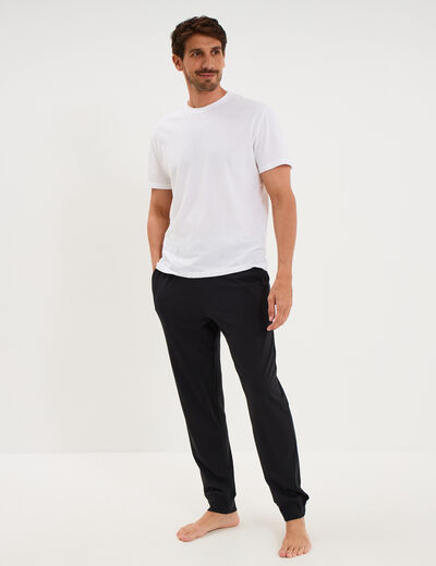 Lot 2 pantalons de pyjama coton gris homme
