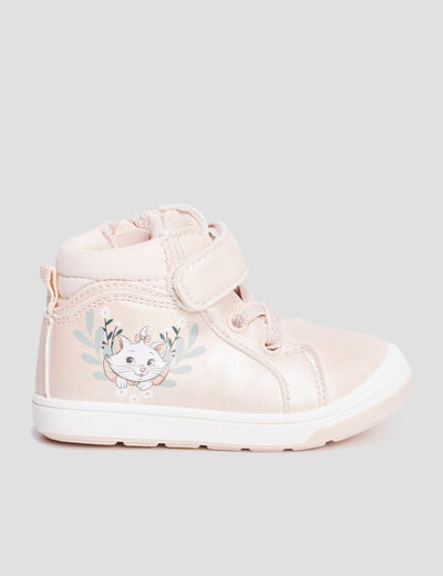 Baskets montantes Aristochats Marie rose bébé fille