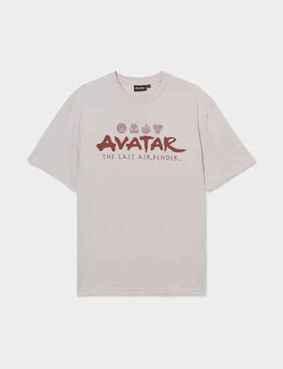 T-shirt manches courtes coton Avatar sable homme