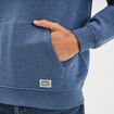 Sweat hoodie capuche et 1 poche bleu homme