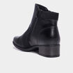 Bottines à talons fermeture zippée noir femme