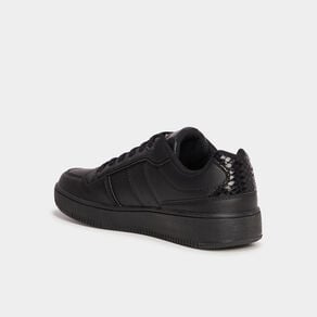 tennis basses semelle epaisse creeks noir femme Tennis basses semelle épaisse Creeks noir femme