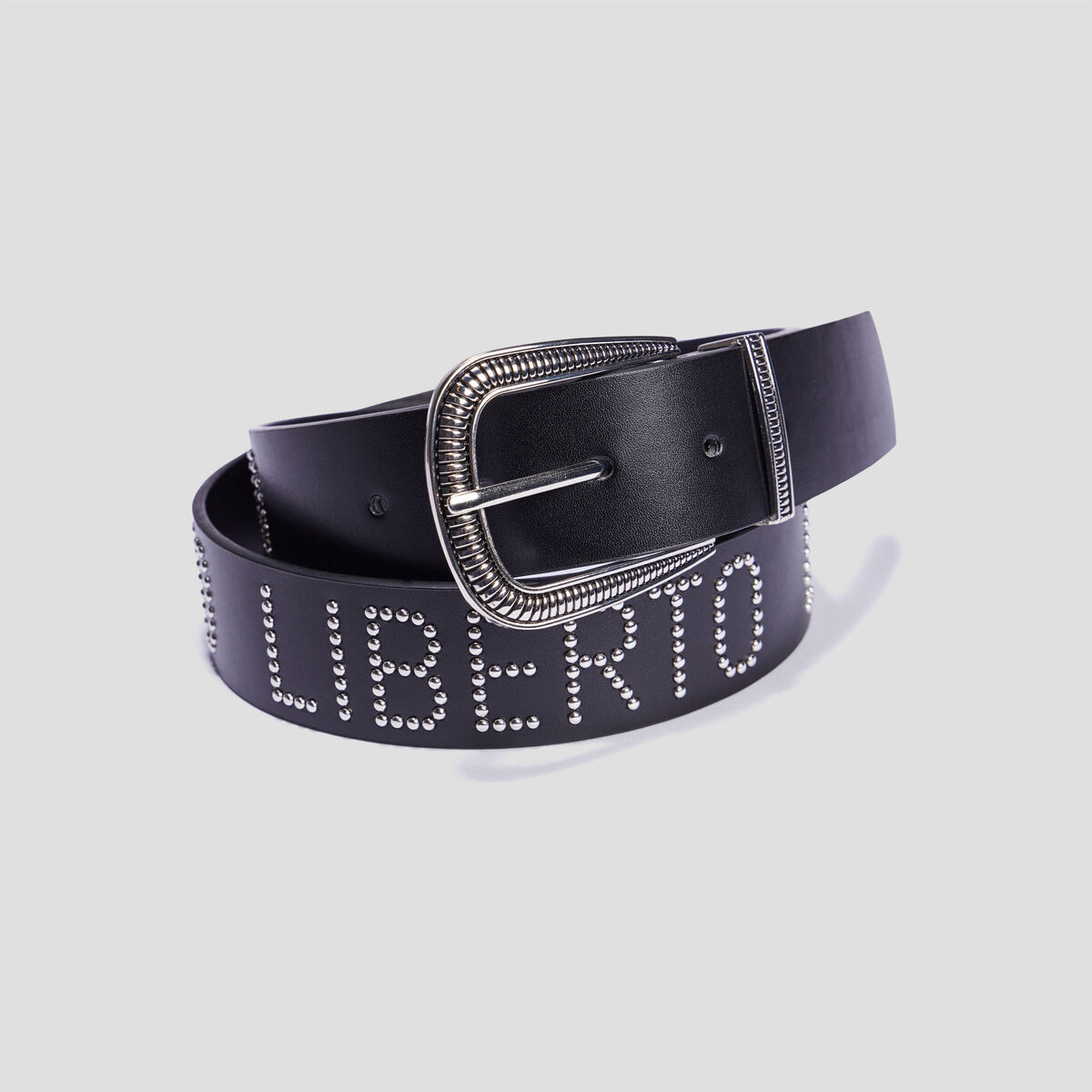Ceinture cloutée Liberto noir femme