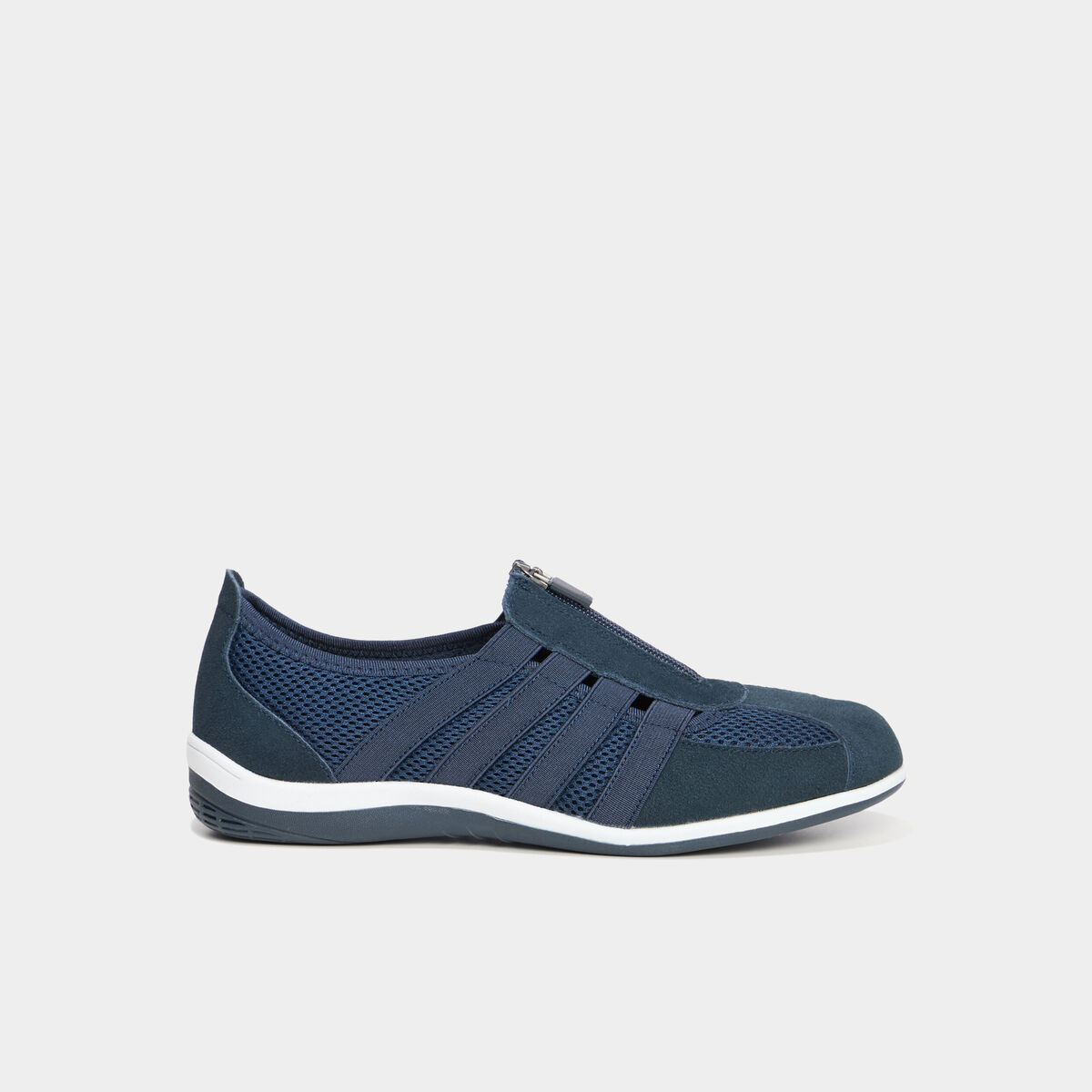 Derbies pied large bleu marine femme