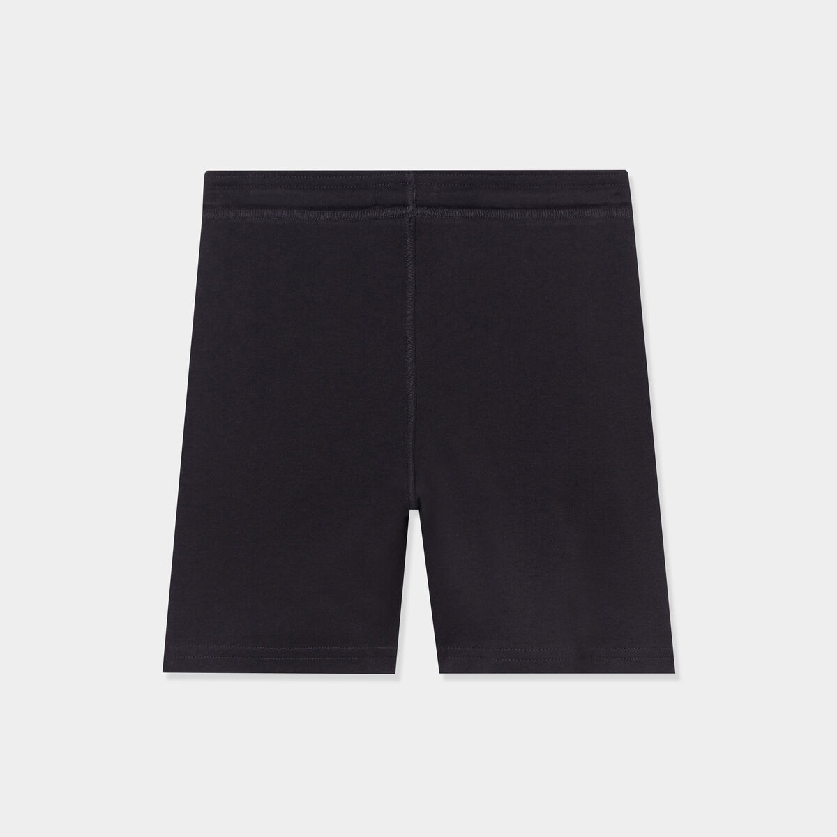 Short jogging droit taille élastiquée noir garçon