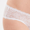 Shorty en dentelle blanc femme