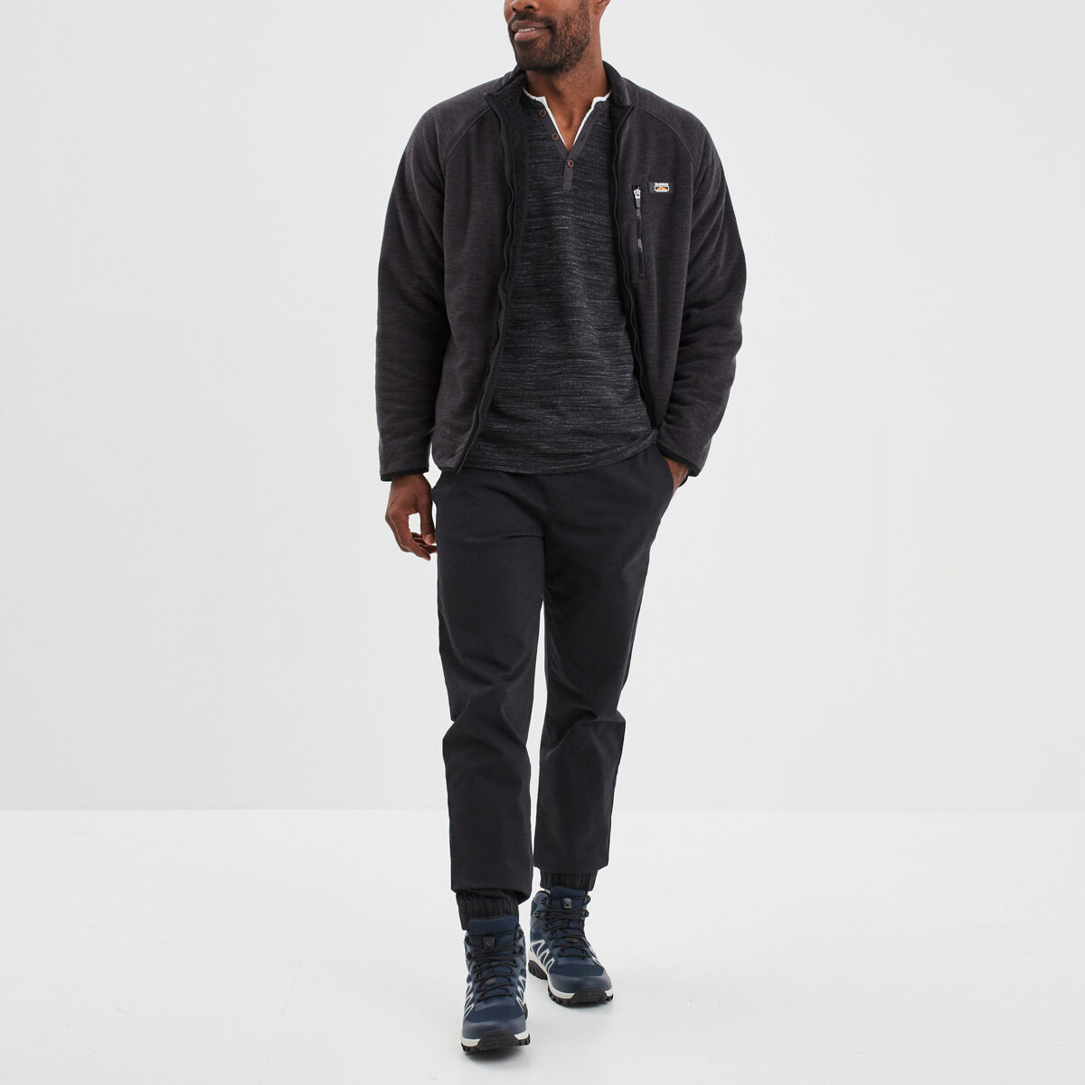 Pantalon jogpant noir homme