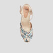 Sandales espadrilles compensées multicolore femme