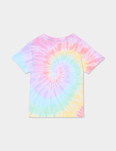 T-shirt manches courtes coton Stitch multicolore fille