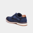 Derbies détails zippés bleu homme