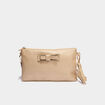 Sac pochette en bandoulière couleur or femme