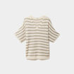 Pull manches 3/4 col en V vert clair femme grande taille