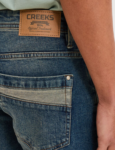 Bermuda short en jean regular denim used homme