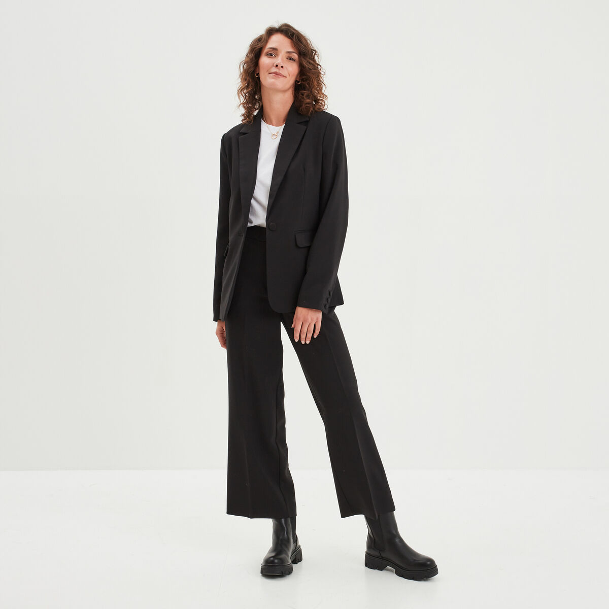 Veste blazer 2 poches Mosquitos noir femme