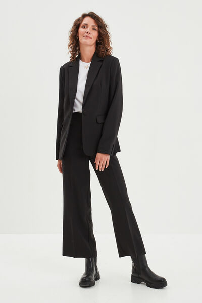 Veste blazer 2 poches Mosquitos noir femme