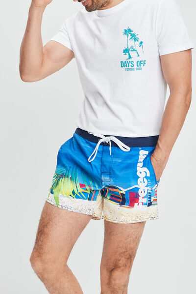 Short de bain Freegun multicolore homme