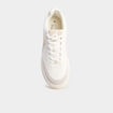 Baskets &agrave; lacets semelle plate sable homme