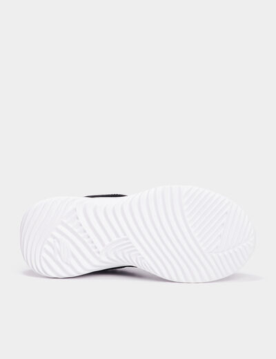 Baskets running Skechers Bounder Tech noir garçon