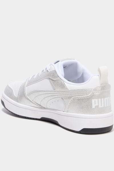 Baskets Rebound V6 Puma gris argent femme