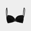 Soutien-gorge corbeille dentelle noir femme
