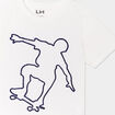 T-shirt avec col rond manches courtes creme garçon