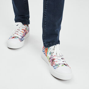 Tennis en toile à lacets Creeks multicolore femme