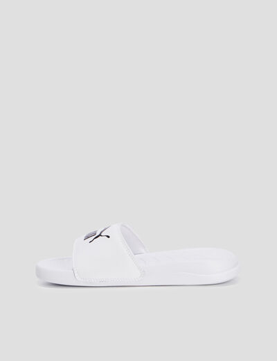 Claquettes Puma blanc femme