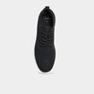 Derbies &agrave; lacets effet tricot noir homme