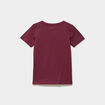T-shirt manches courtes coton Kappa bordeaux fille