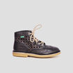 Bottines en cuir Kickers Kicklegend noir femme