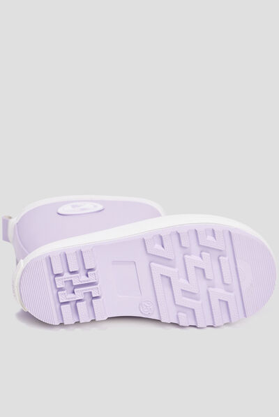 Bottes de pluie Trappeur parme fille