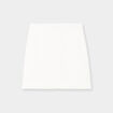 Jupe droite tweed blanc femme