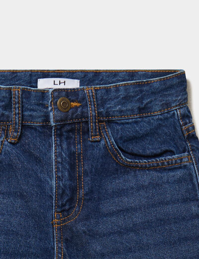Bermuda en jean regular coton denim stone gar&ccedil;on